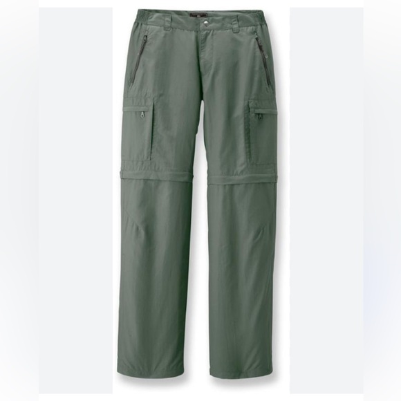 REI | Sahara Convertible Pants. Olive color. Cargo. Pockets. Size 12. - Picture 10 of 10